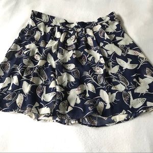 Old Navy Chiffon Print Gathered Skirt